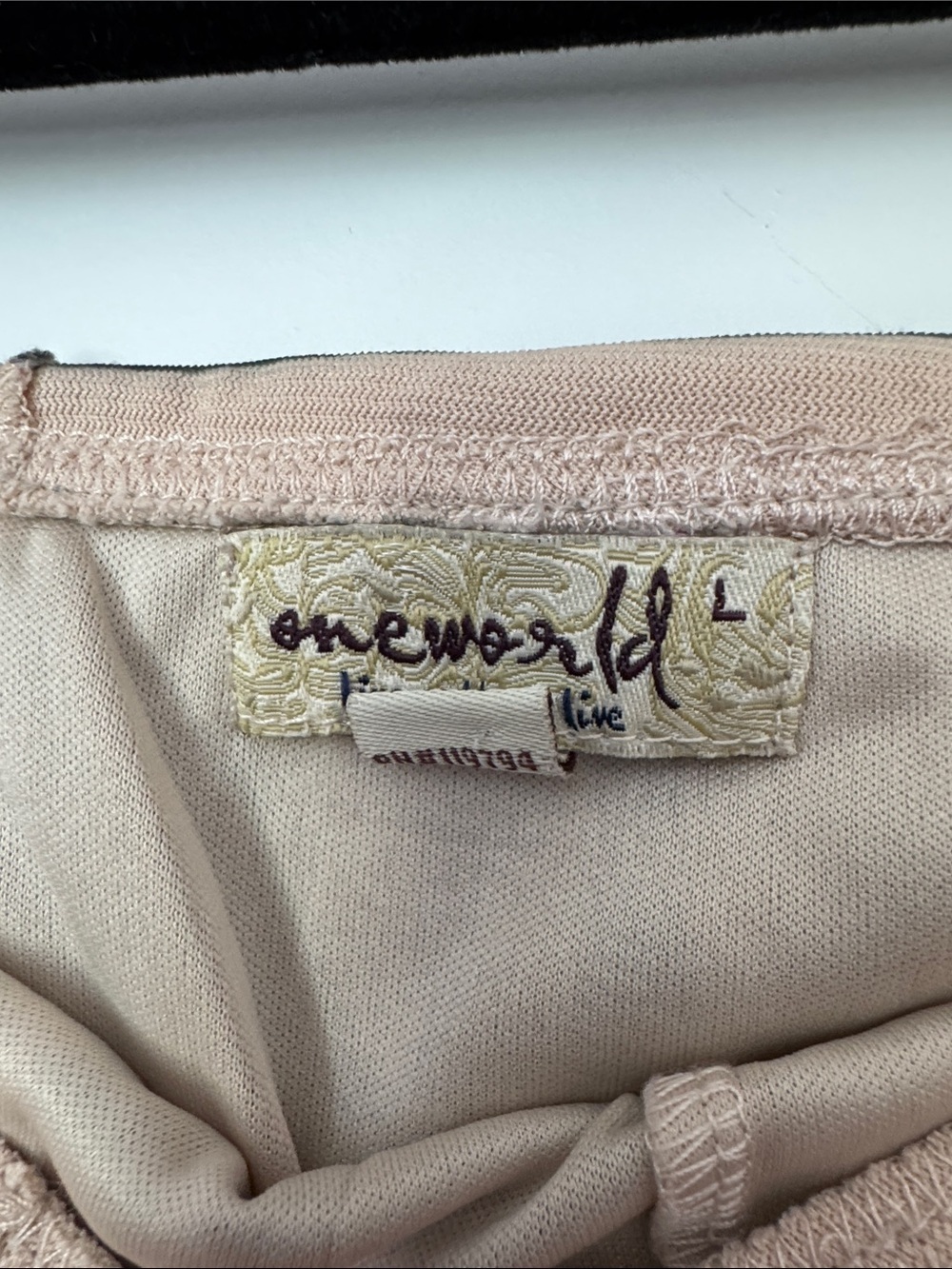 ONE WORLD Micro Mesh Graphic Skirt - Picture 2 of 10